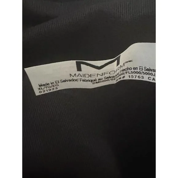 Maidenform Flexees NWOB Sz XL Black Cool Comfort Firm Control Hi Waist Brief - Picture 5 of 13